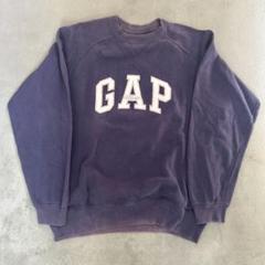 90s GAP パープル ロゴ スウェット　紺タグ　刺繍ロゴ 2025年最新】old gap スウェットの人気アイテム - メルカリ