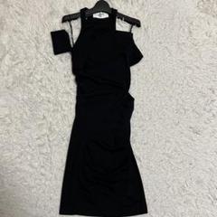未使用級 23SS CELINE アシンメトリーロリータドレス ワンピース 黒