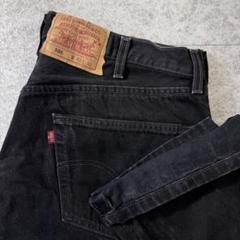 W40 Levi's 501 後染め USA製 ブラックデニム ボタン裏511 W40 Levi's 501 後染め USA製 ブラックデニム ボタン裏511