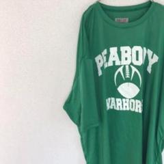 USA購入 peabody オーバーサイズ ポリ Tシャツ