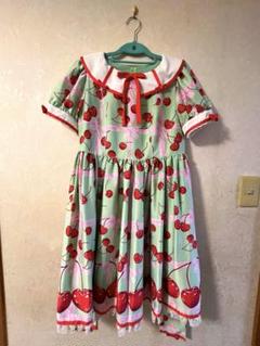 Angelic Pretty♡チェリーマルグリットスカート&クリップセット Cherry Marguerite OP by Angelic Pretty
