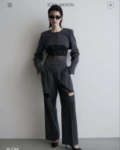 JOSE MOON スリットカットパンツ 36