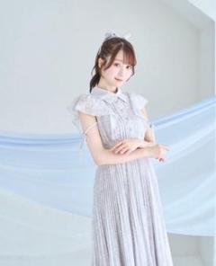 rosemuse pleats dress floral グレー ロゼミューズ rosemuse pleats dress floral グレー ロゼミューズ floral