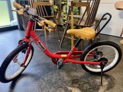 People16インチ レッド自転車 前カゴ付き