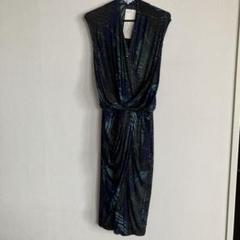 新品未使 MaxMara マックスマーラカシュクールノースリーブロングワピース