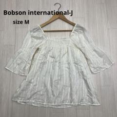 ◆ Bobson international-J オフショルダー ブラウス M