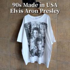 90s USA製 エルビスプレスリー　Tシャツ シングルステッチ　XXL