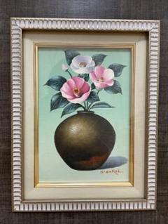 油彩画　絵画　酒井修一郎　椿 m61741638963_1.jpg?1674400074
