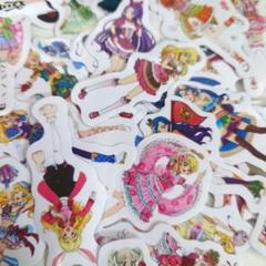 白樺リサ オールアイカツ ダイカットステッカー シール アイカツ プレミアムバンダイ＞オールアイカツ！ダイカットステッカー