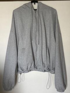 oheshio フリル付きダークグレージャケット oheshio フリル付きダークグレージャケット