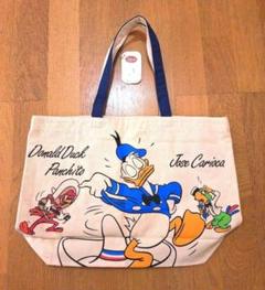 新品⭐三人の騎士 トートバッグ ホセ パンチート ドナルド ディズニー タグ付