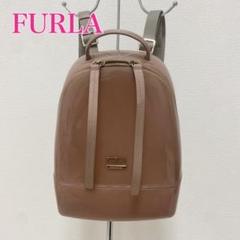 中古良品 フルラ キャンディ リュック レディース バックパック PVC 希少 フルラ FURLA キャンディーバッグ ビニール リュク バック