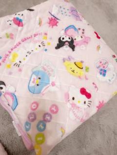 *かりんmama☺︎様用　新品　しまむらタオルケット　カーペットセット はぐまむ ガーゼケット 6重 ベビーS 50×70 春 夏 秋