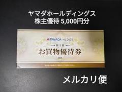 ヤマダホールディングス お買物優待券 5,000円分のサムネイル