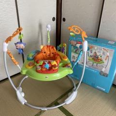 【ファッション通販】 カラフルな動物テーマ ベビージムジャンパルー ベビージム