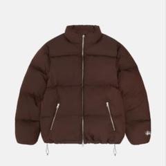 Stussy Down Puffer Nylon Brown