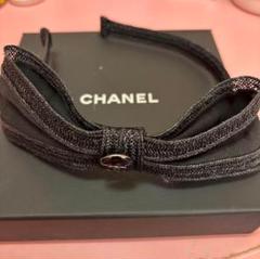 CHANEL - CHANEL シャネル カチューシャ ココマーク リボン