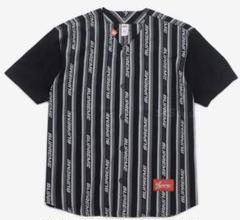 Jacquard Logo Baseball Jersey / supreme