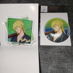 忘却バッテリー夏祭りフェア/藤堂　葵/缶バッジ1個とアクリルキーホルダー1点