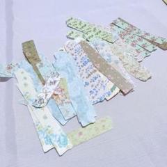 フレークシール コラージュ 素材 シール DIY 装飾 手帳 花柄 かわいい