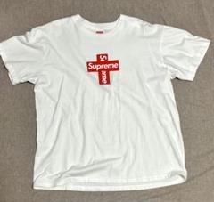 【正規品】 Supreme Cross Box Logo Tee "White"