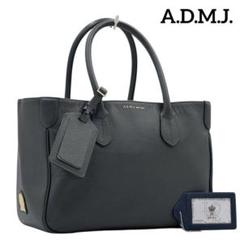 A.D.M.J. エーディーエムジェー トートバッグ ハンドバッグ ゴールド金具