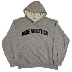 90s NIKE ナイキ プルオーバーパーカー L グレー ヴィンテージ