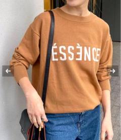 【美品】Spick & Span ESSENCE ロゴニット Spick & Span（スピックアンドスパン）の「≪追加≫ESSENCE