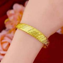 希少品】18 Kゴールドファッションシンプルブレスレット877 - メルカリ 希少品】18 Kゴールドファッションシンプルブレスレット877 - メルカリ