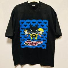 パワパフ batman リプリント メンズ Tシャツ 半袖 夏 Ｌ ＸＬ 個性的