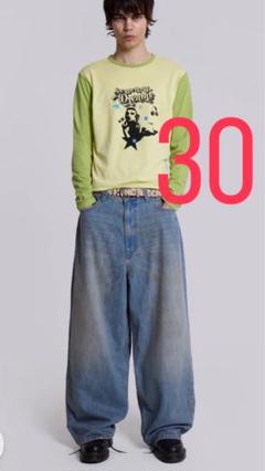 【Jaded London】ライトウォッシュ コロッサス ジーンズ※送関込 送関込 JADED LONDON ライトウォッシュ コロッサス ジーンズ