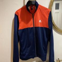 【入手困難】adidasジャージ　バイカラー　レッド　ベージュ　好配色　2XL 中古・古着通販】adidas (アディダス) セットアップジャージ