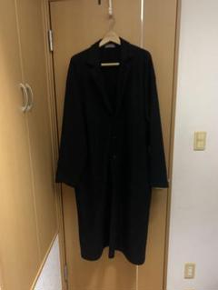 ヨウジヤマモト　黒 チェスターコート 長袖 ロング丈 ヨウジヤマモト黒 チェスターコート 長袖 ロング丈