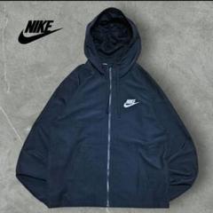 NIKE ナイキ ジップアップパーカー ナイロンジャケット裏地メッシュ