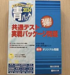 駿台　青パック 2024 共通テスト 実践パッケージ問題　駿台文庫