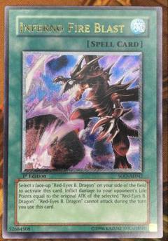 遊戯王　黒炎弾　旧アジア　レリーフ　断頭台の惨劇　旧アジア　レリーフ 状態A-〕☆旧アジア☆黒炎弾【レリーフ】{SOD-AE042