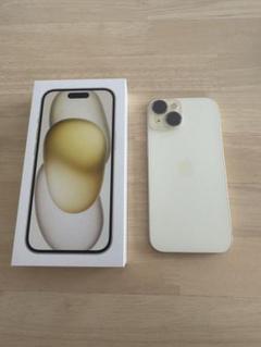 売り切り iPhone15 256G イエロー SiMフリー 美品 アップルケア