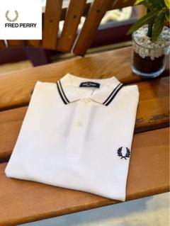 【新品未使用】フレッドペリー ポロシャツ XS 白 日本製  FREDPERRY FRED PERRY ポロシャツ 限定展開 PERRY/フレッドペリー The Fred