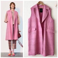 定価15万 Drawer チェック ウール リバージレコート 38
