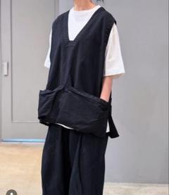 5/21限定価格2025ss toujours ワークプルオーバーベスト