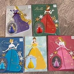 ハニカムカード5枚セット 結婚式ドレス色あてゲーム ディズニー婚