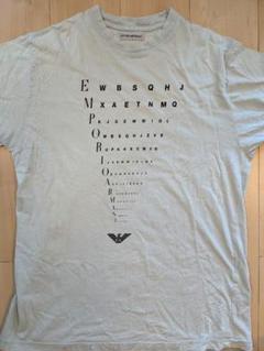 EMPORIO ARMANI　Tシャツ Lサイズ｜ライトブルーロゴデザイン