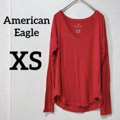 American Eagle Soft & Sexy 【XS】赤長袖Tシャツ