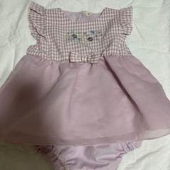 ベビー服 セットアップ　女の子 80 パープル