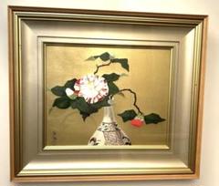 小倉遊亀　「瓶花」　リトグラフ　刷り込みサイン・作品証明シール有り 正規品）小倉遊亀リトグラフ（瓶花）滋賀県出身絵画版画 - メルカリ
