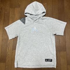 野球用 adidas ネイビー フード付きパーカー Mサイズ