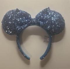 ディズニースパンコールカチューシャ青