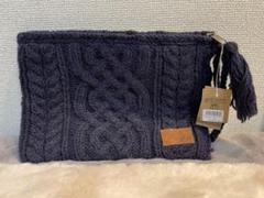 未使用品　マライカ　メキシコ製　クラッチバッグ 一点もの。未使用美品。マライカ ララインサール布レザー
