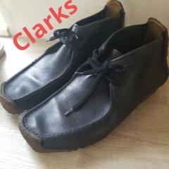 Clarks クラークス ワラビー ナタリー チャッカブーツ 黒 レザー