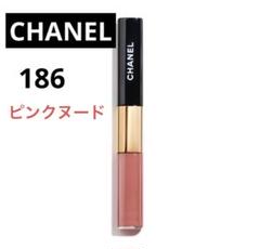 CHANEL ルルージュデゥオウルトラトゥニュ 186 PINK NUDE LE ROUGE DUO ULTRA TENUE Ultra wear liquid lip colour 186